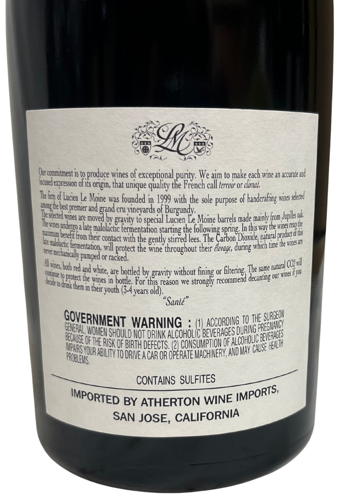 2018 Lucien Le Moine Clos Vougeot