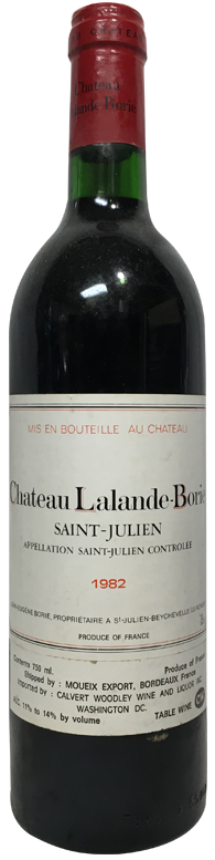 1982 Lalande Borie St Julien