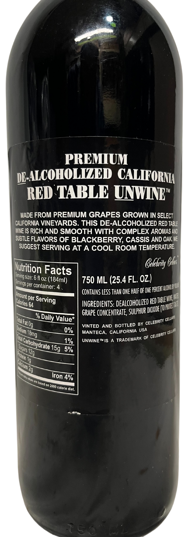 NV Celebrity Cellars The Honeymooners Proprietary Red Wine Etched Bottle