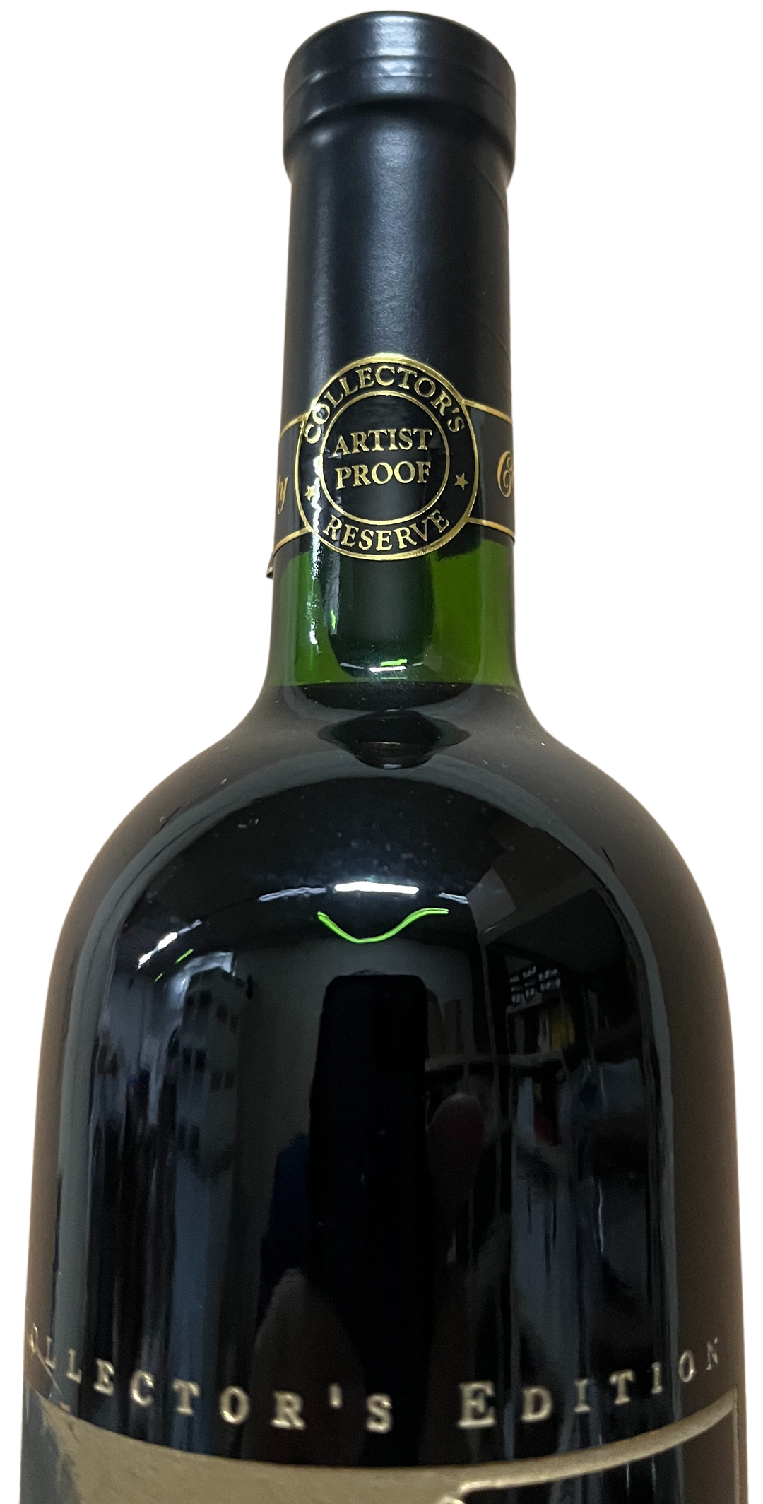 1995 Celebrity Cellars Barbara Streisand Etched Bottle Cabernet Sauvignon