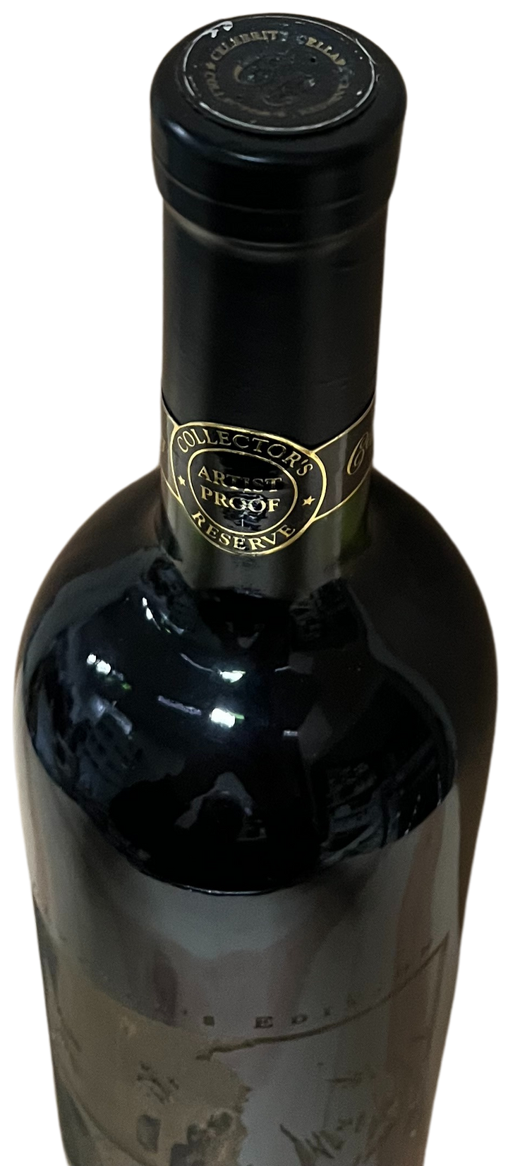 1995 Celebrity Cellars Barbara Streisand Etched Bottle Cabernet Sauvignon