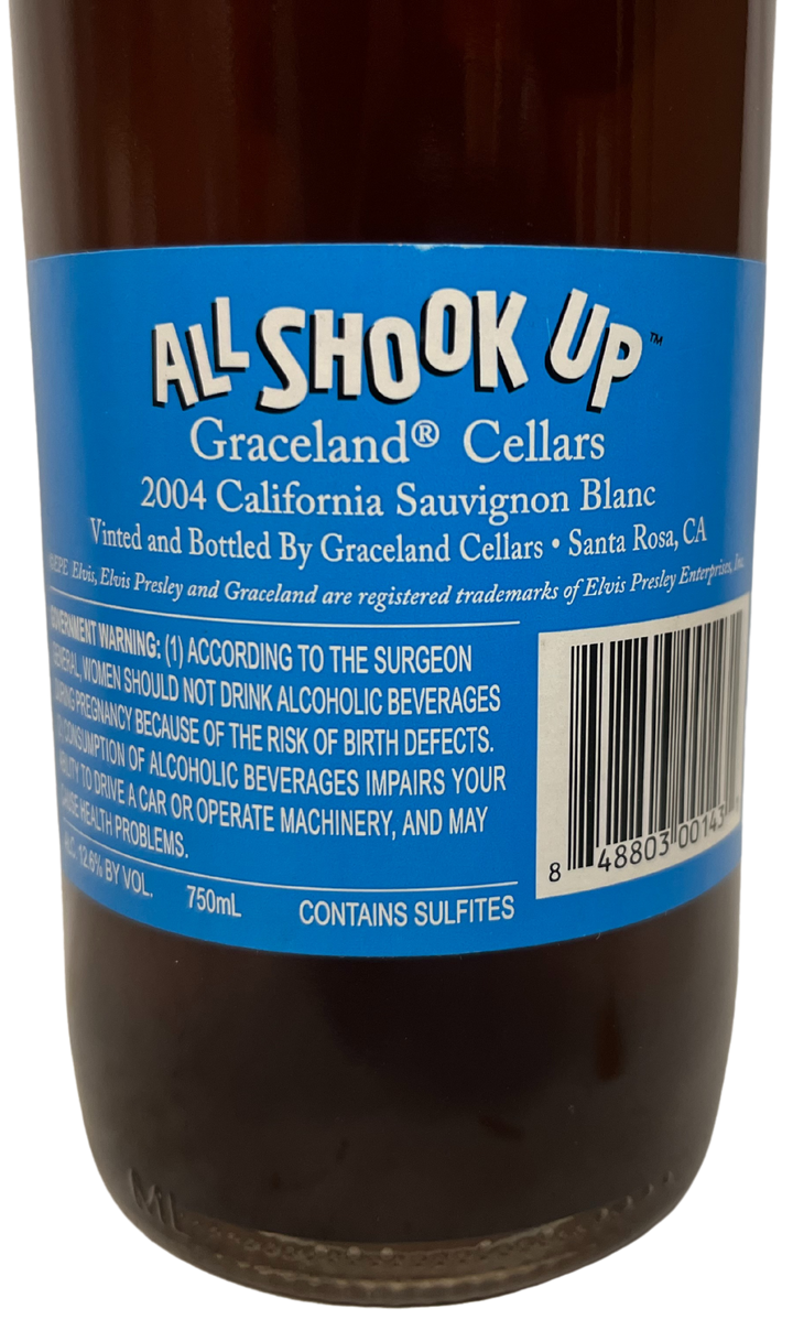 2004 Graceland Cellars Elvis All Shook Up Sauvignon Blanc - Scratch and  Dent
