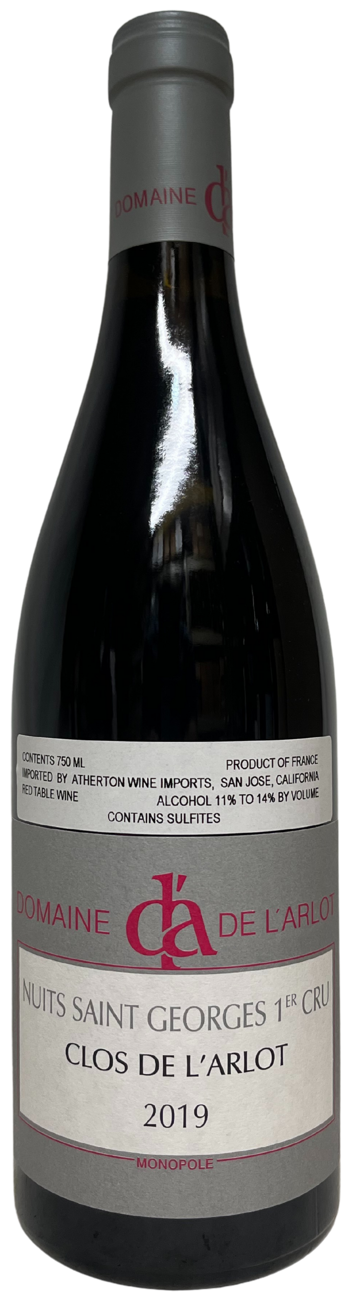 2019 Domaine de l'Arlot Nuits St Georges Clos de l'Arlot