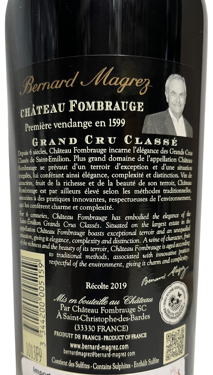 2019 Fombrauge St Emilion