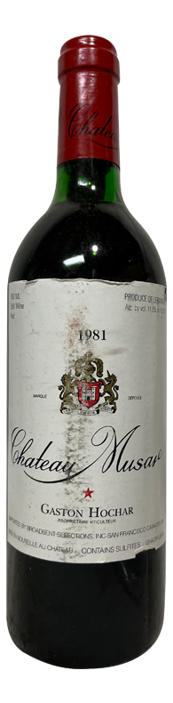 1981 Chateau Musar Red