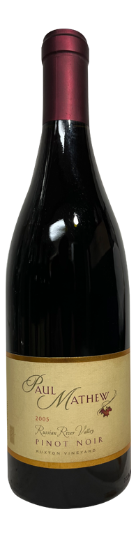 2005 Paul Mathew Ruxton Vineyard Pinot Noir
