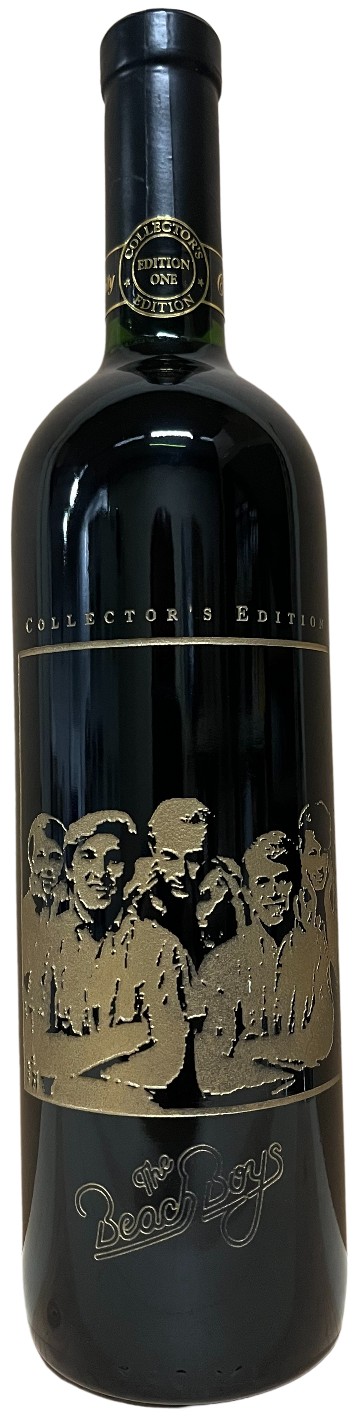1995 Celebrity Cellars The Beach Boys Proprietary Red Wine Etched Bottle