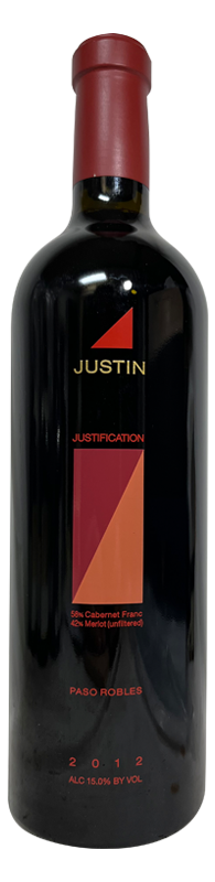 2012 Justin Vineyards Justification Proprietary Red