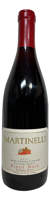 2011 Martinelli Three Sisters Vineyard Sea Ridge Meadow Pinot Noir