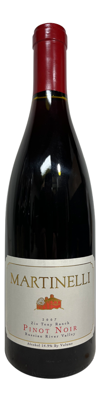 2007 Martinelli Zio Tony Ranch Pinot Noir