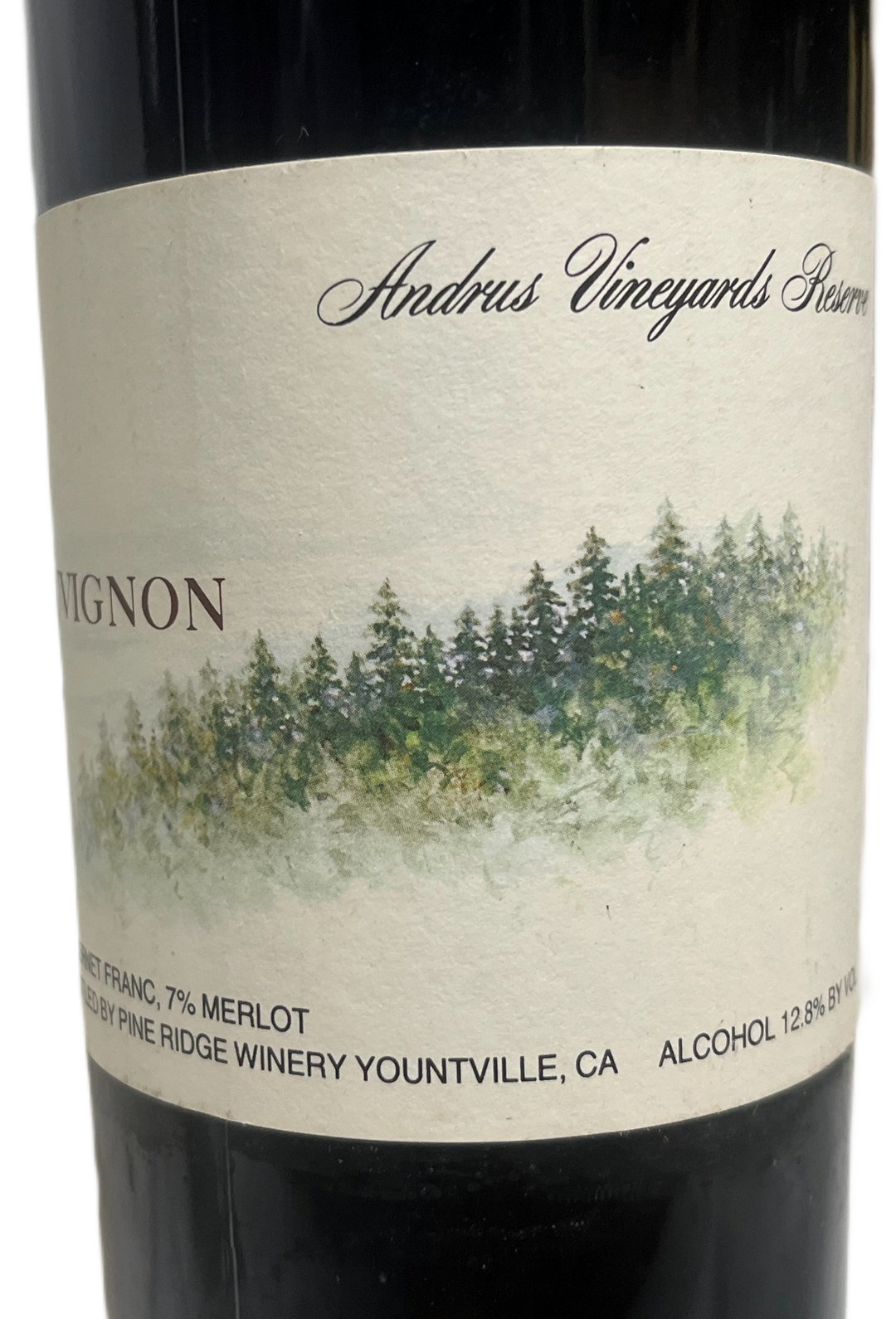 1980 Pine Ridge Andrus Reserve Cabernet