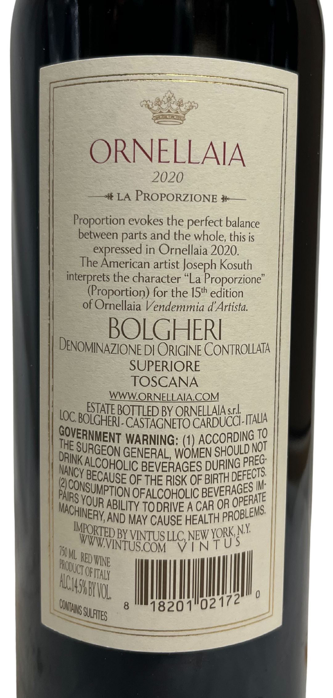 2020 Tenuta dell Ornellaia Tuscany Ornellaia