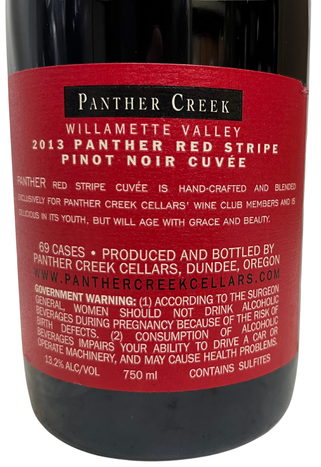 2013 Panther Creek Panther Red Stripe Cuvee Pinot Noir