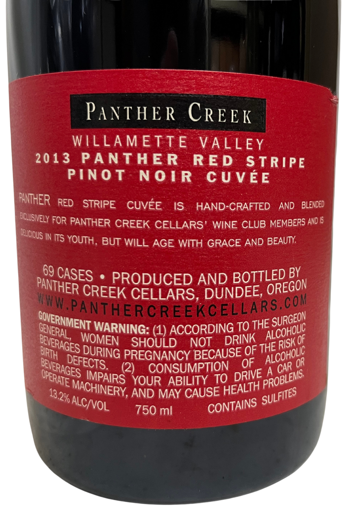2013 Panther Creek Panther Red Stripe Cuvee Pinot Noir