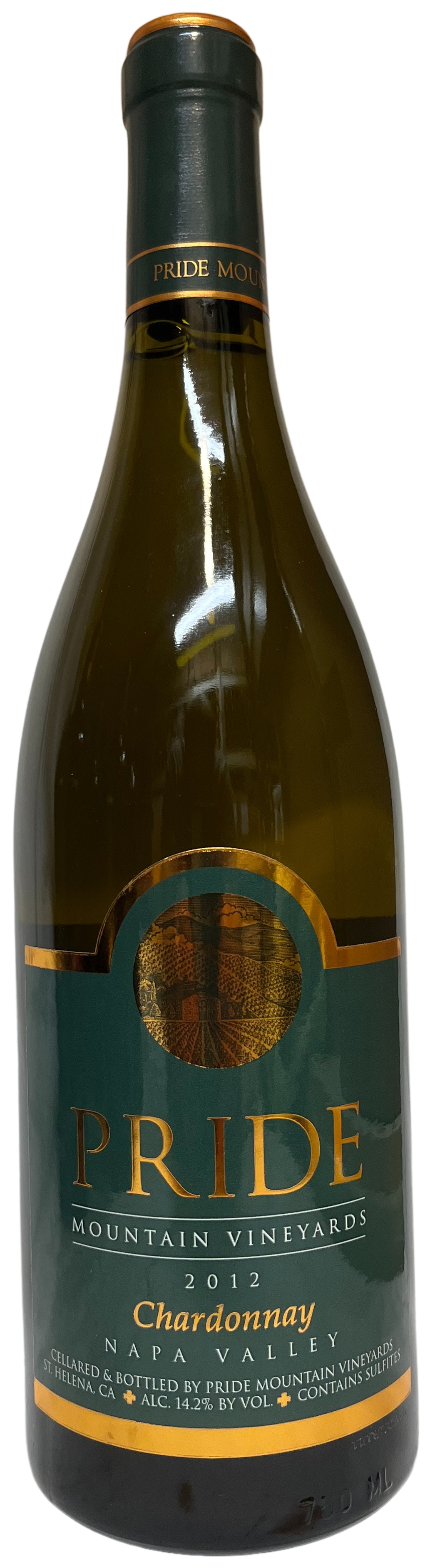 2012 Pride Mountain Vineyards Chardonnay