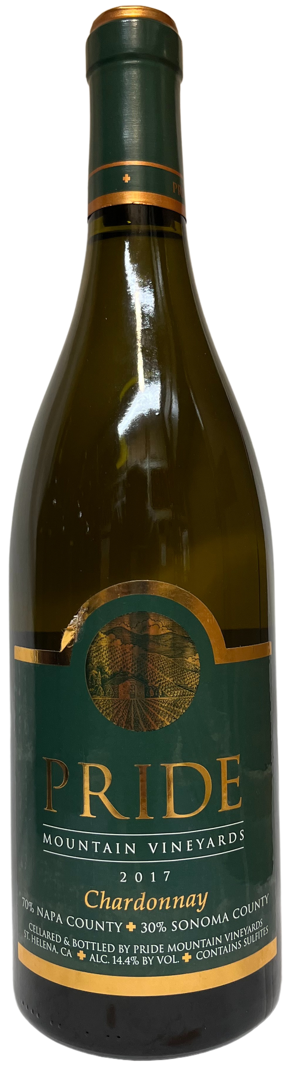 2017 Pride Mountain Vineyards Chardonnay