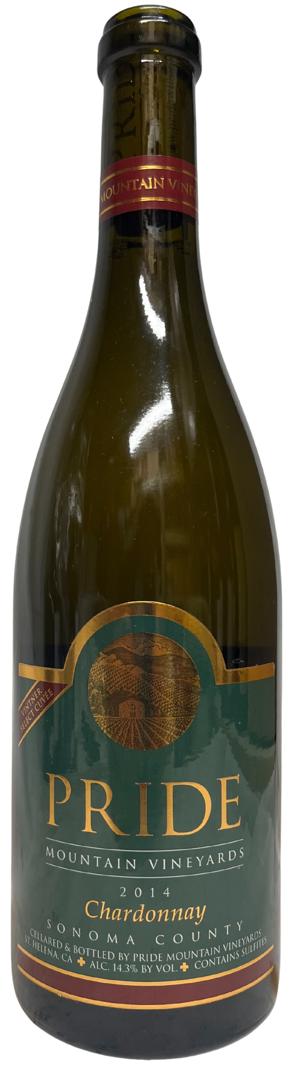 2014 Pride Mountain Vineyards Vintner Select Chardonnay