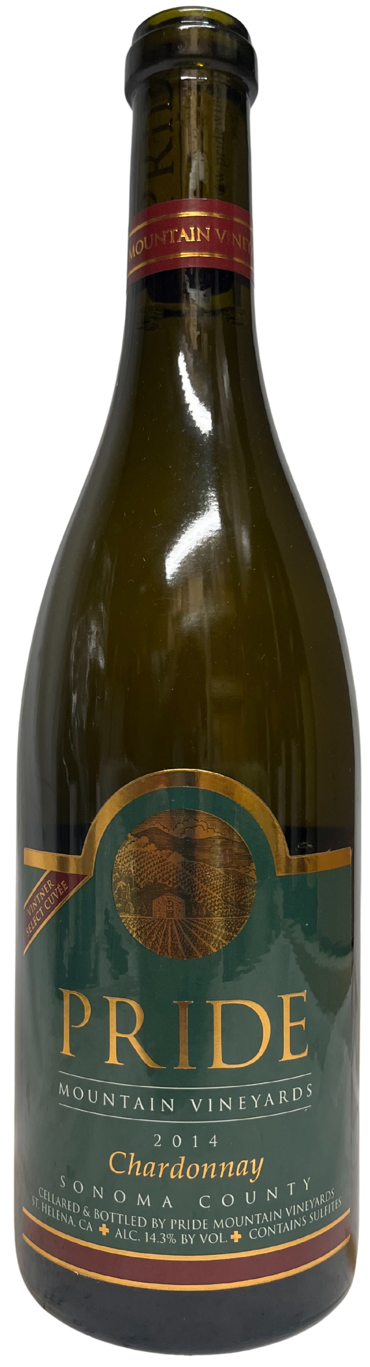 2014 Pride Mountain Vineyards Vintner Select Chardonnay