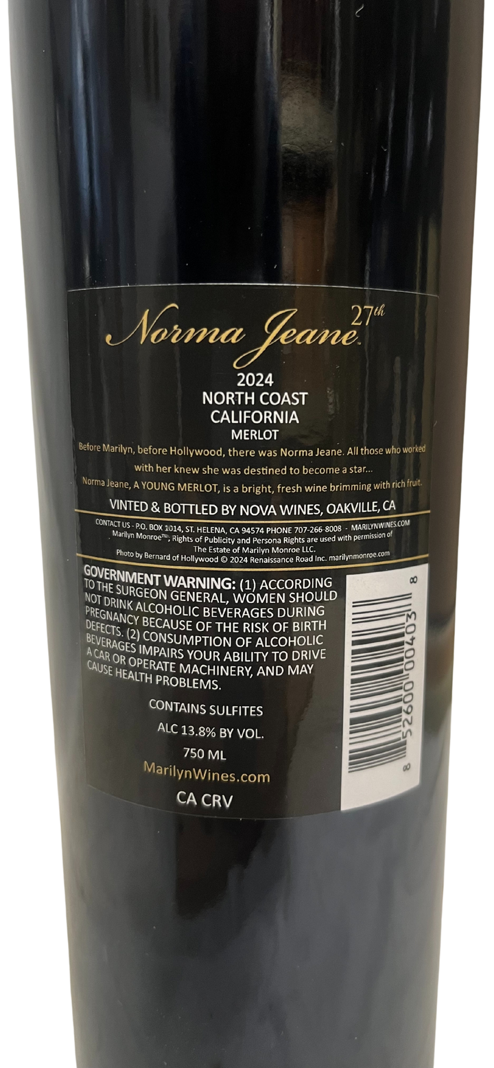 2024 Norma Jeane Merlot Napa Valley