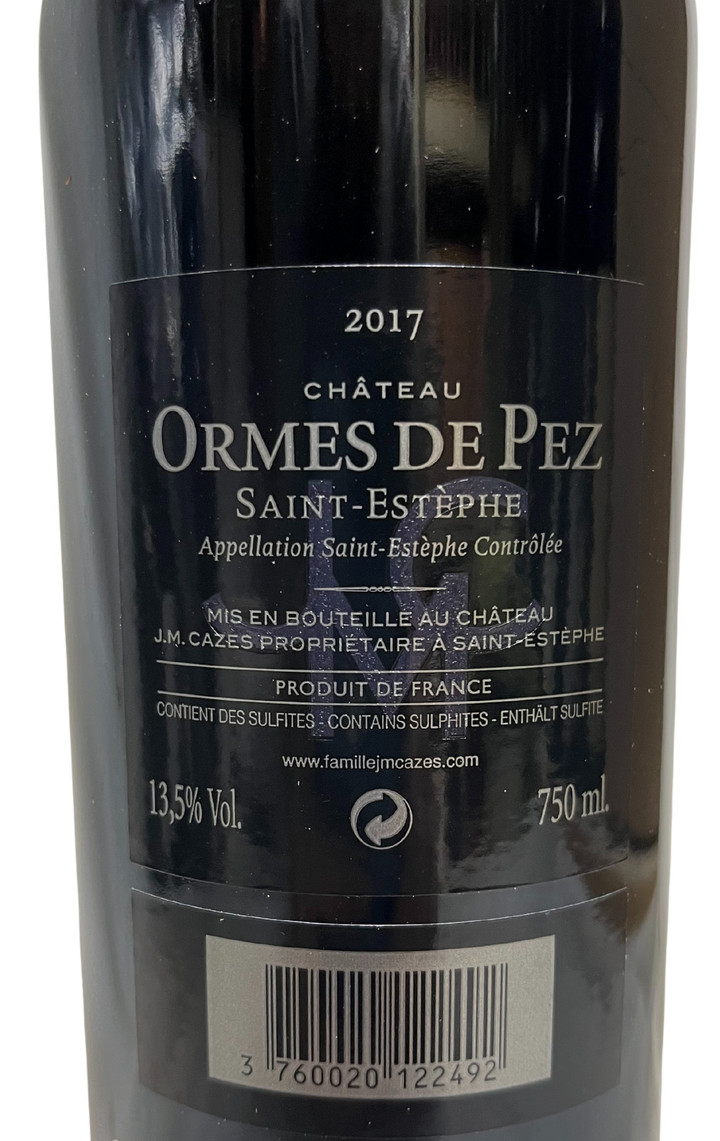 2017 Les Ormes de Pez St Estephe