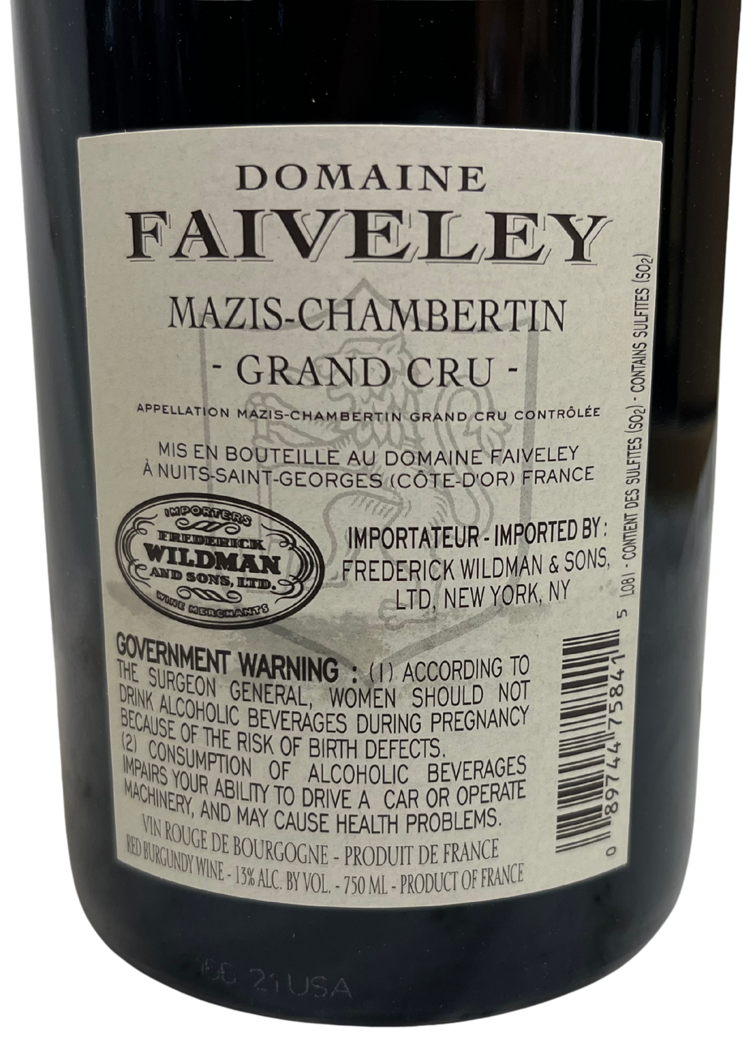 2019 Faiveley Mazis Chambertin