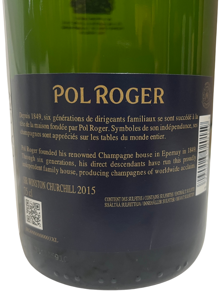 2015 Pol Roger Brut Champagne Cuvee Sir Winston Churchill