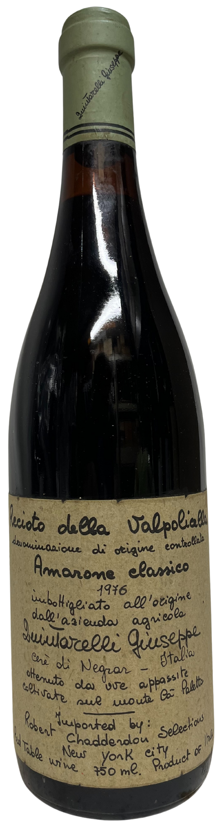 1976 Giuseppe Quintarelli Recioto della Valpolicella Amarone Classico