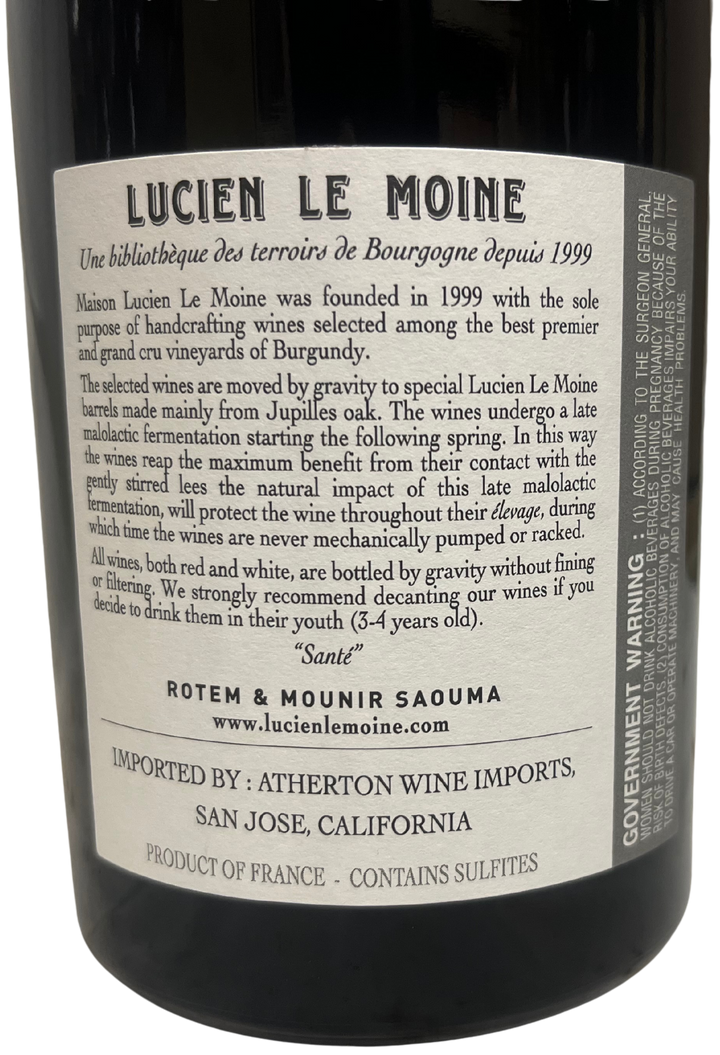 2021 Lucien Le Moine Volnay Clos des Chenes