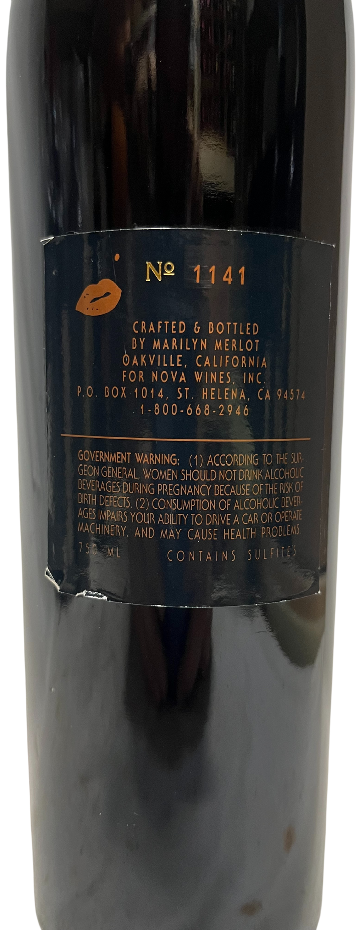 1996 Marilyn Cabernet Napa Valley Cabernet - Scratch and Dent