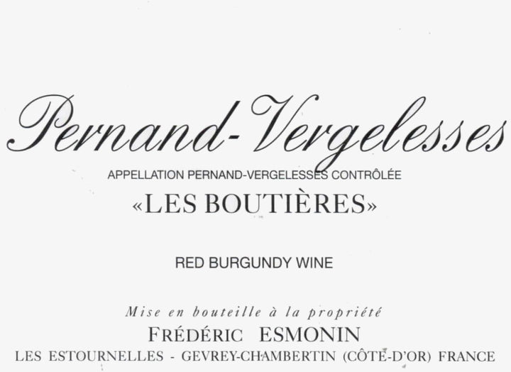 2023 Frederic Esmonin Pernand Vergelesses les Boutieres