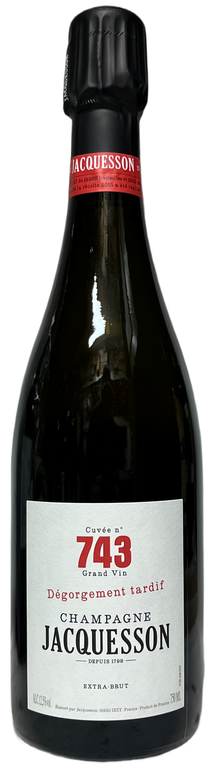 NV Jacquesson Cuvee 743 Degorgement Tardif Extra Brut Champagne