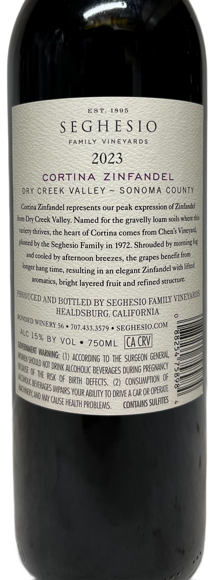 2023 Seghesio Family Vineyards Cortina Zinfandel