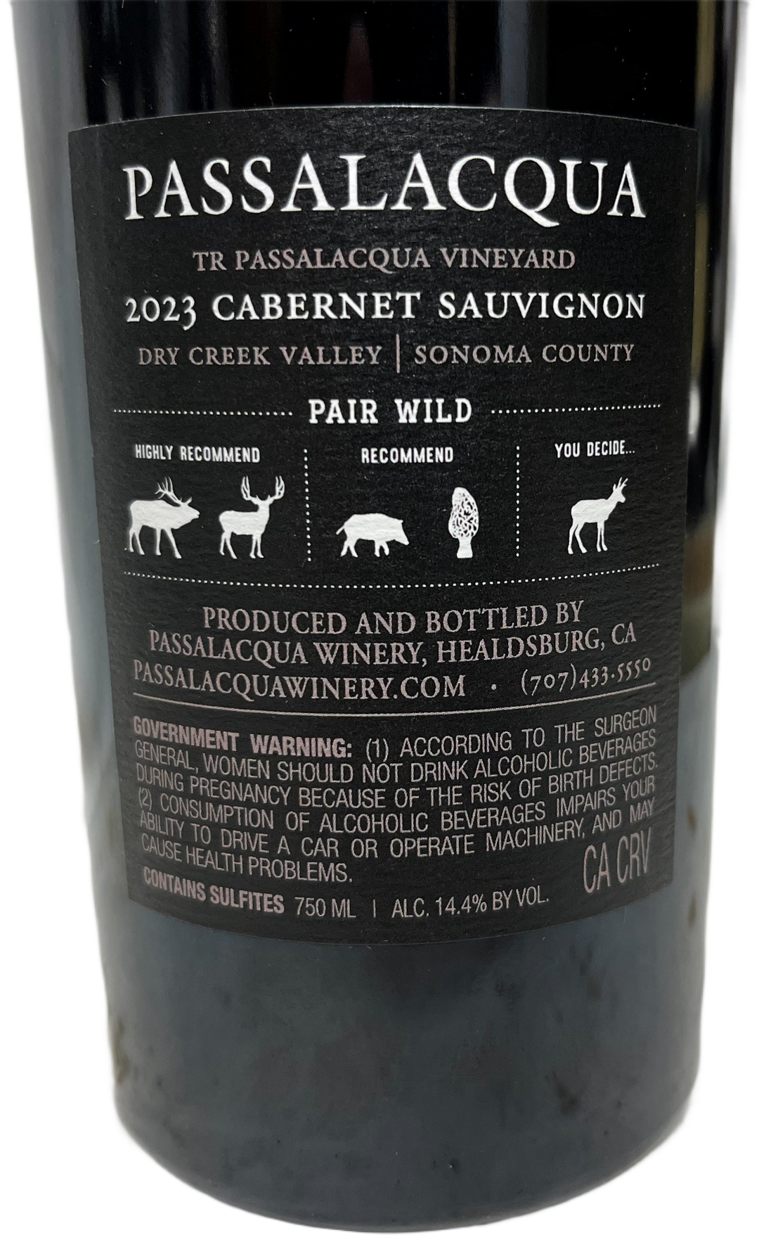 2023 Passalacqua Winery Dry Creek Valley Cabernet Sauvignon