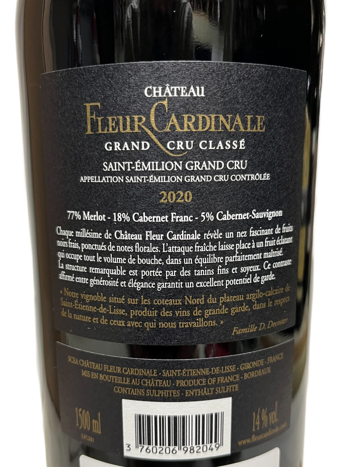 2020 Fleur Cardinale St Emilion