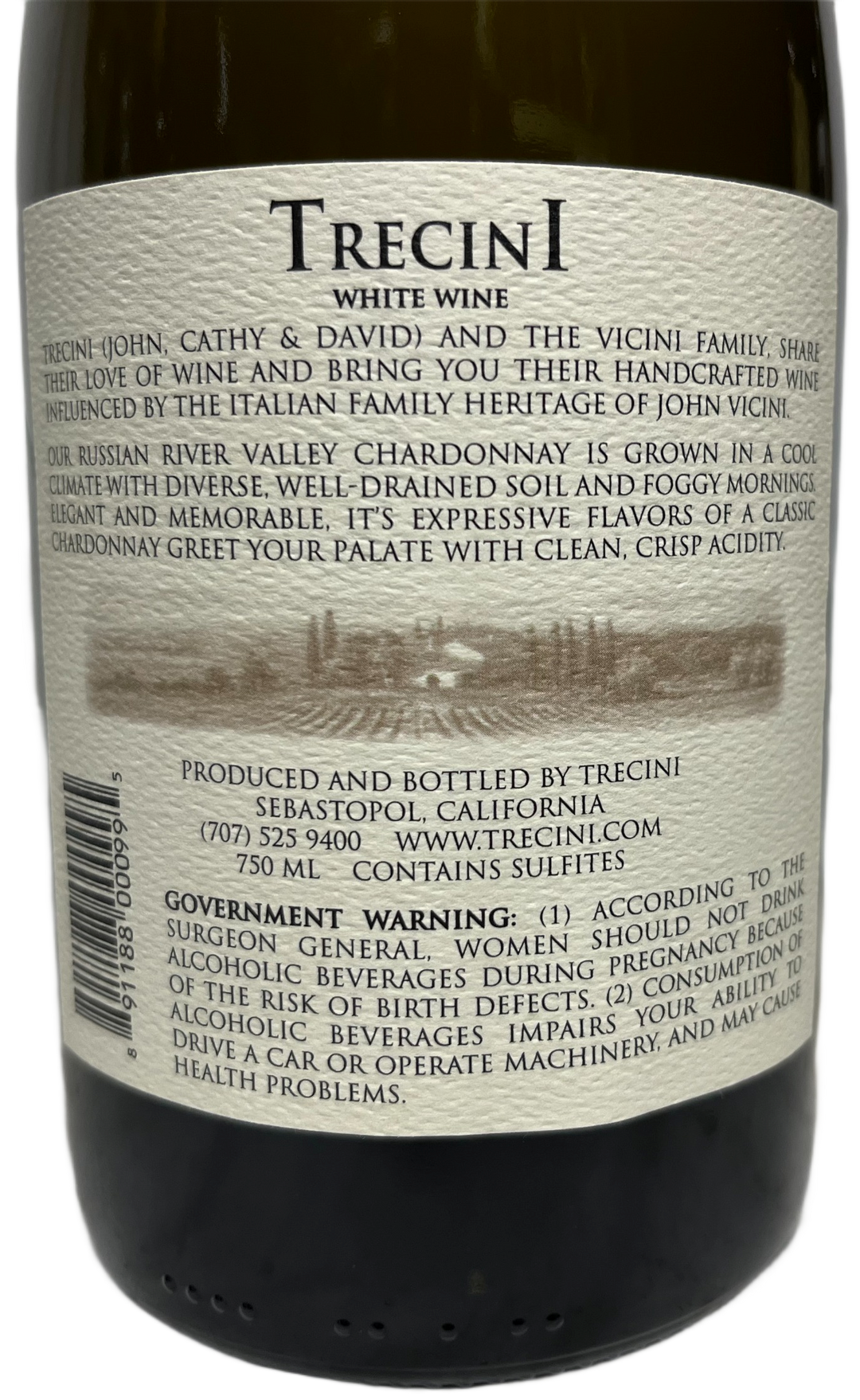 2021 Trecini Russian River Valley Chardonnay