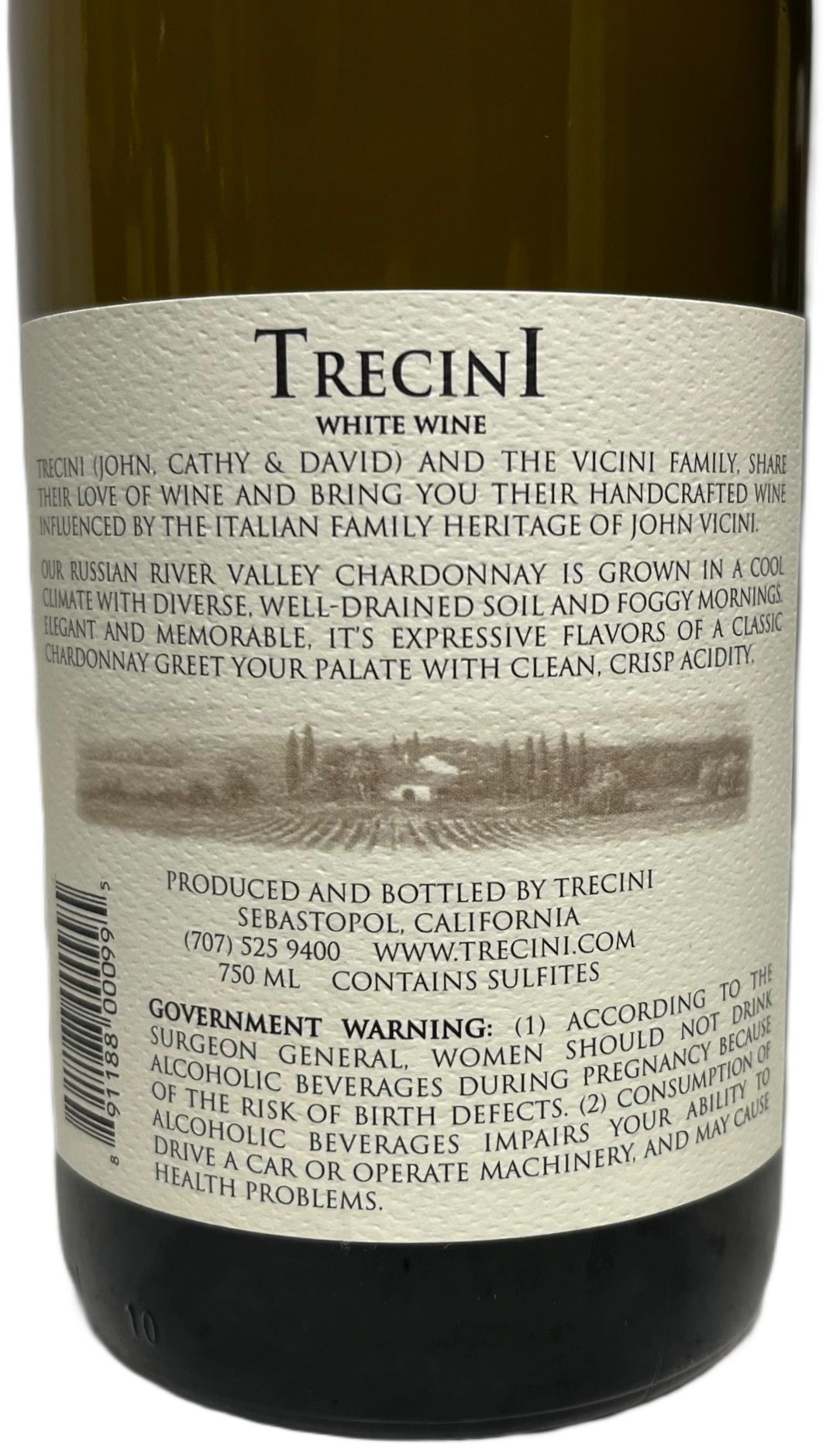 2022 Trecini Russian River Valley Chardonnay