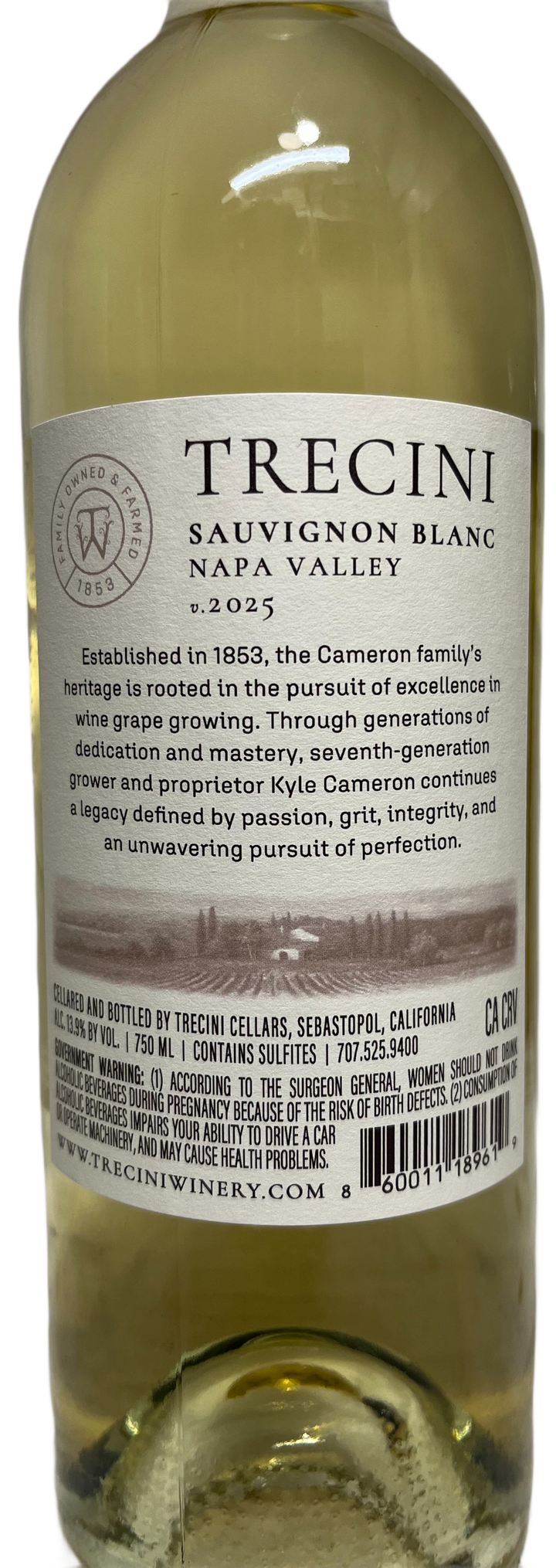 2025 Trecini Napa Valley Sauvignon Blanc