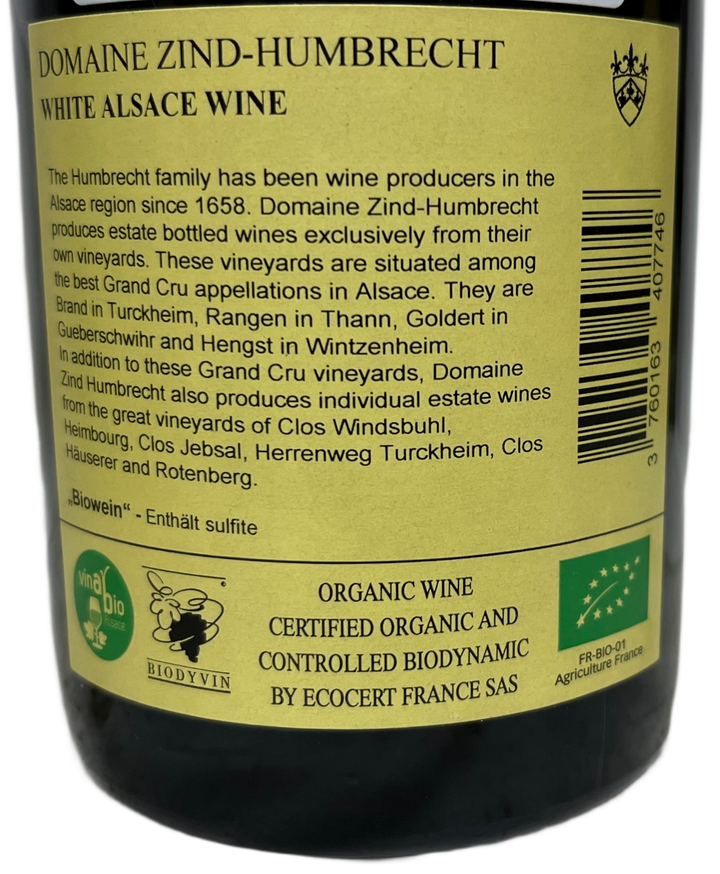 2018 Zind Humbrecht Riesling Rangen de Thann Clos St Urbain