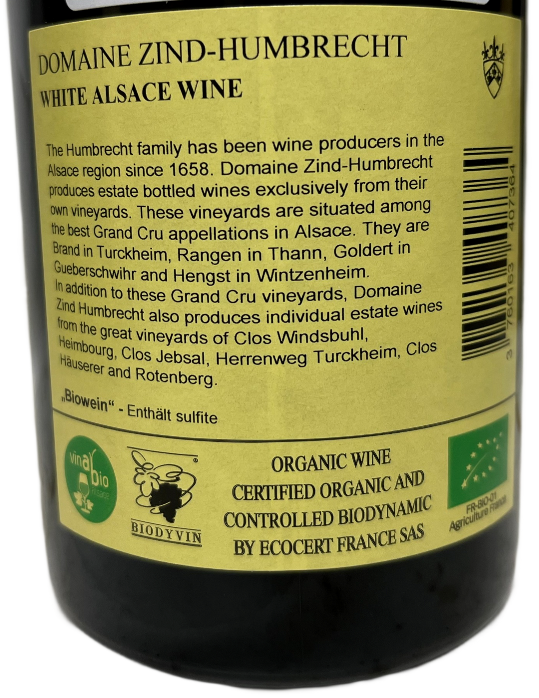 2017 Zind Humbrecht Riesling Rangen de Thann Clos St Urbain