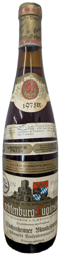 1975 Wachtenburg-Luginsland Wachenheimer Mandelgarten Scheurebe Trockenbeerenauslese
