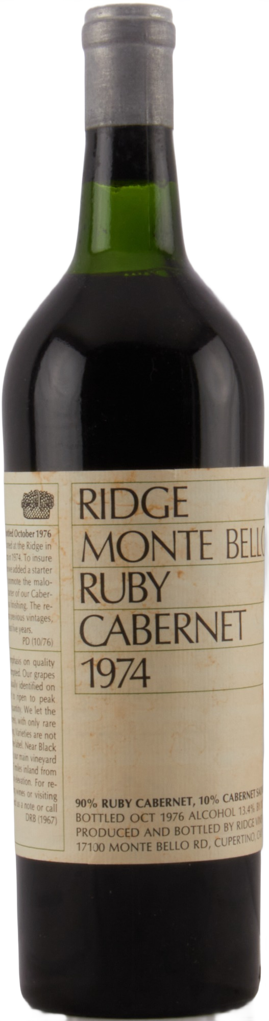 1974 Ridge Monte Bello
