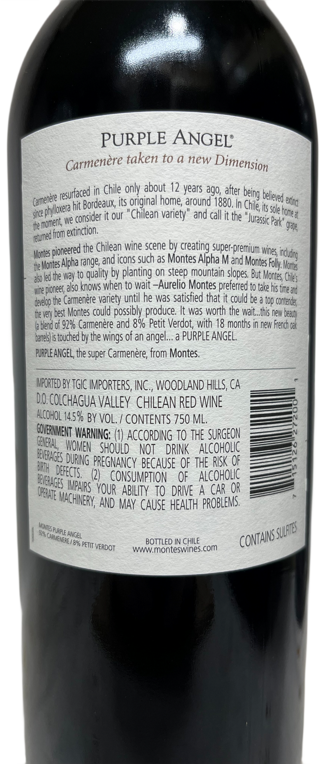 2011 Montes Purple Angel