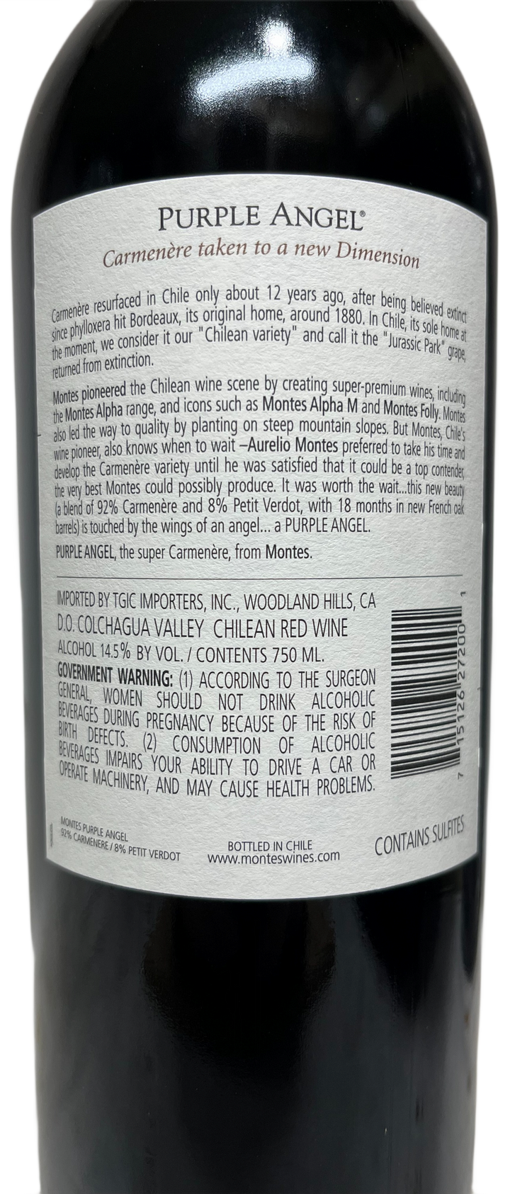 2011 Montes Purple Angel