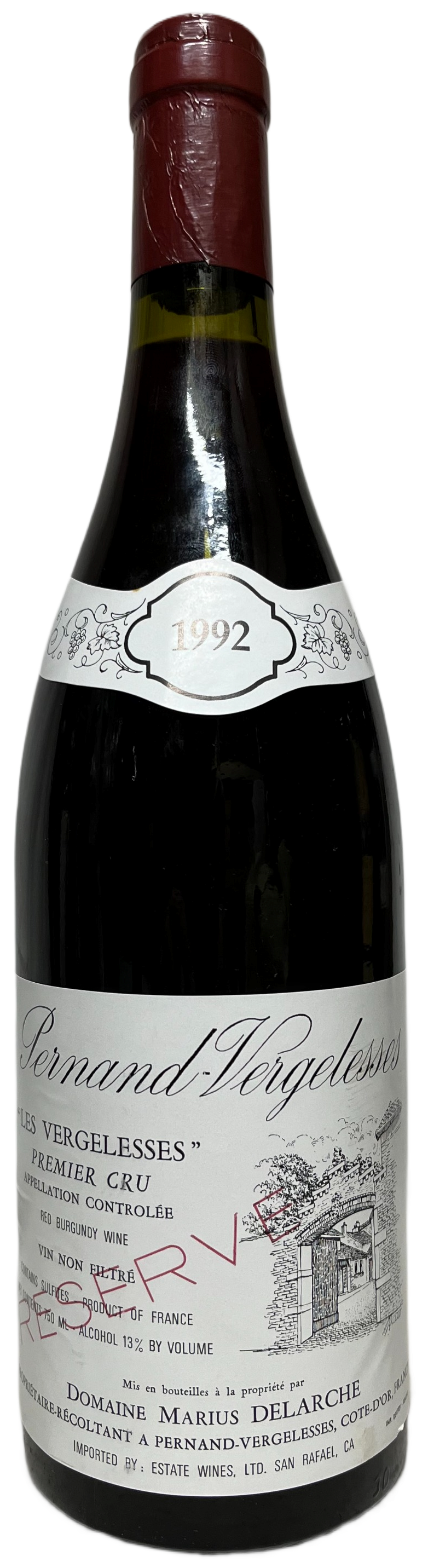 1992 Marius Delarche Pernand Vergelesses Reserve