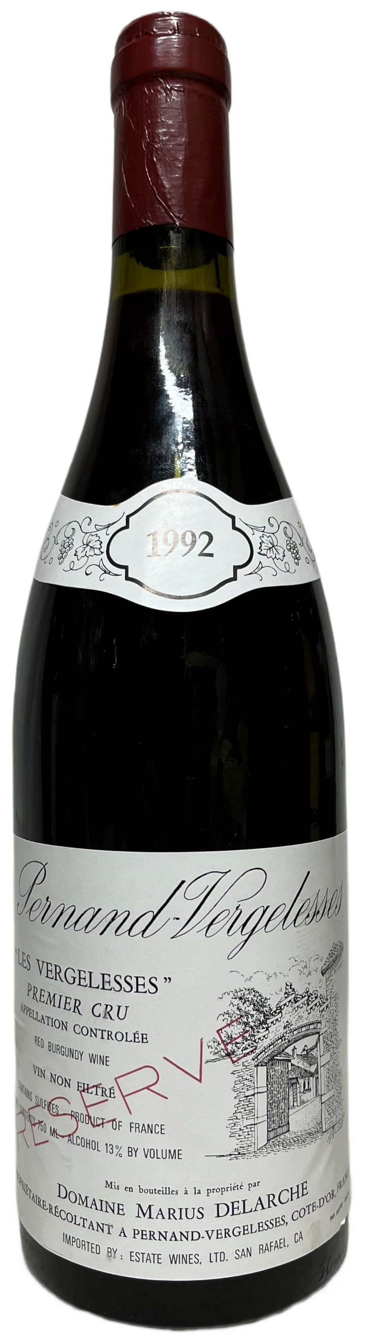1992 Marius Delarche Pernand Vergelesses Reserve