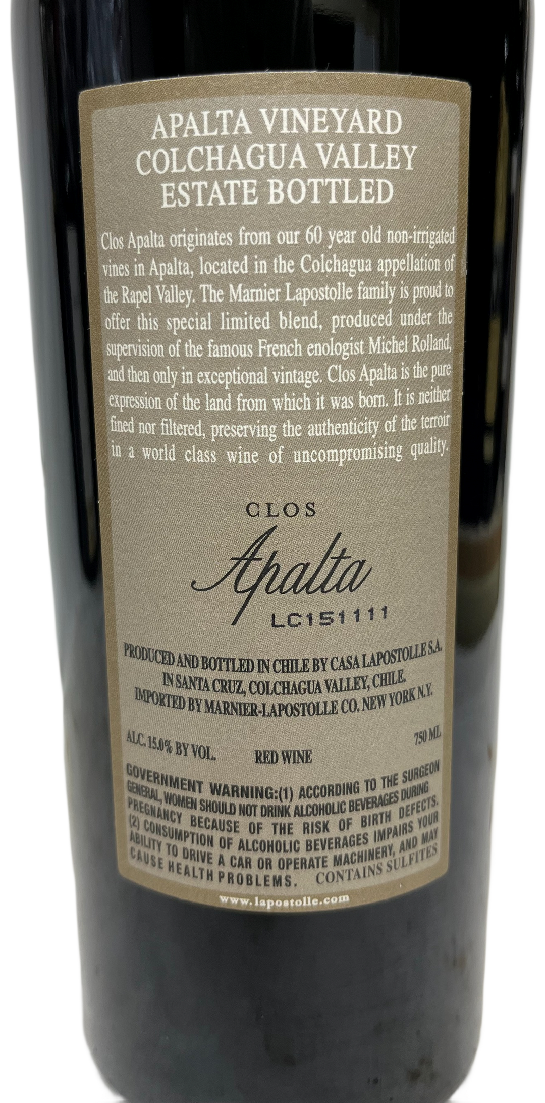 2009 Lapostolle Clos Apalta