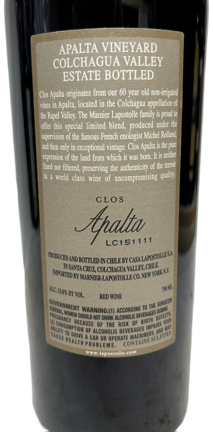 2009 Lapostolle Clos Apalta