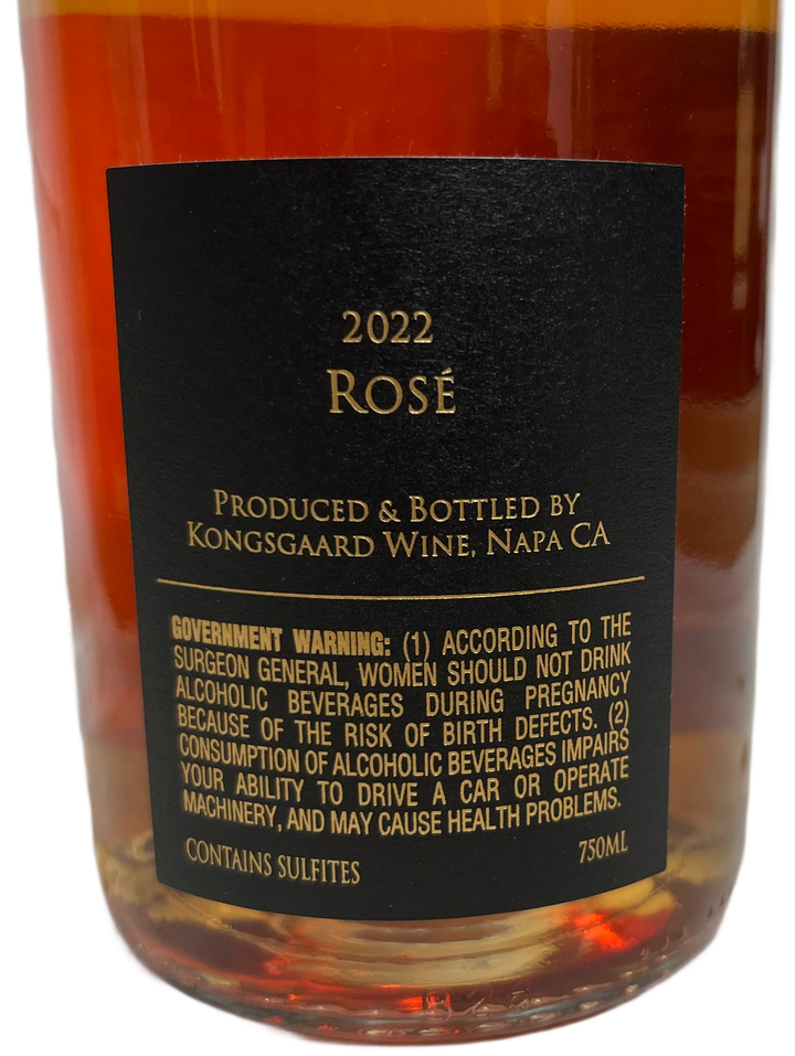2022 Kongsgaard Rose