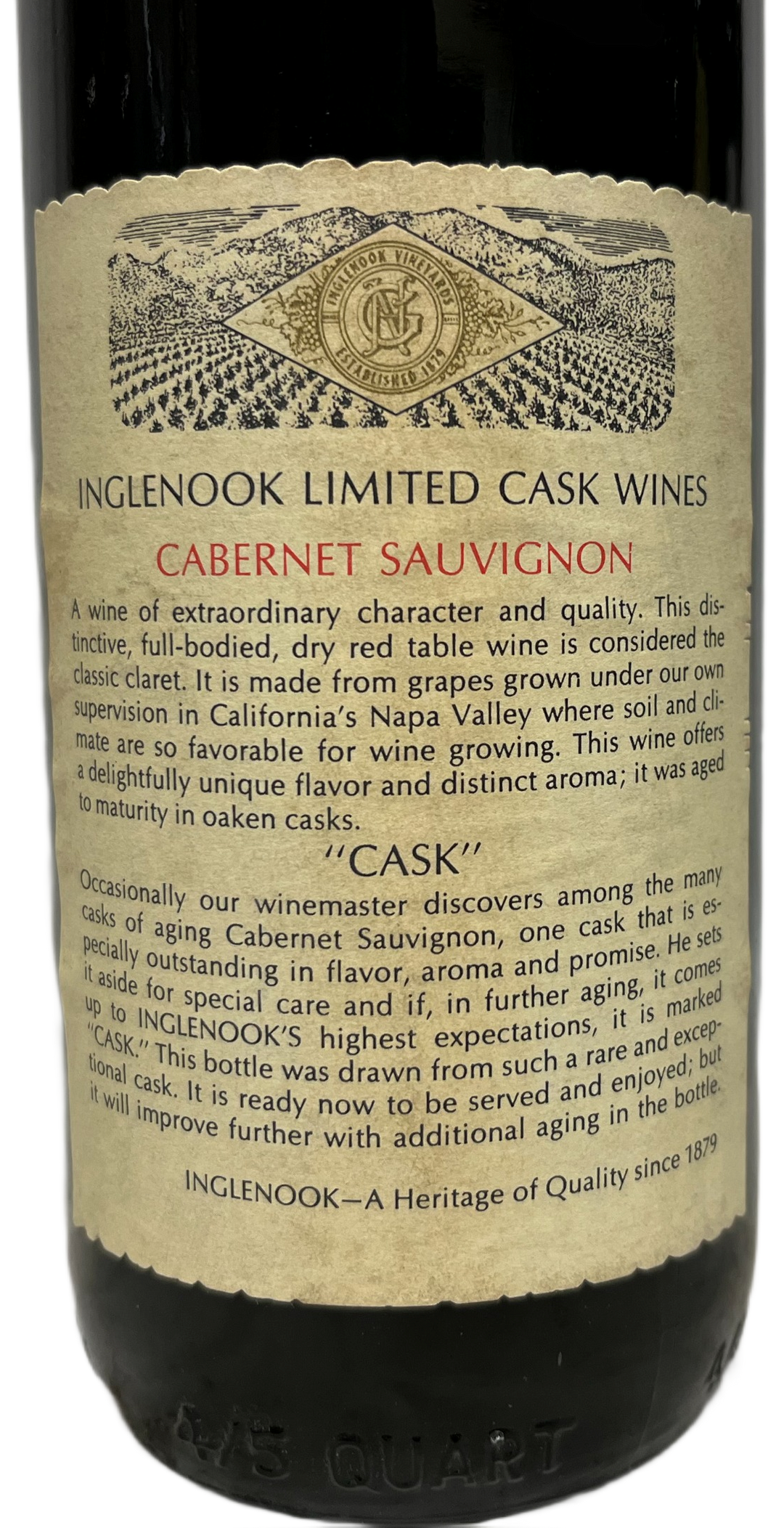1970 Inglenook Cask F-31
