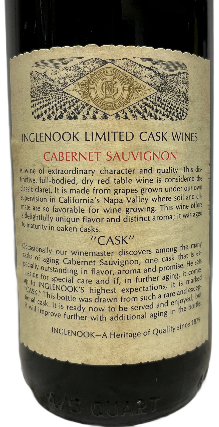 1970 Inglenook Cask F-31